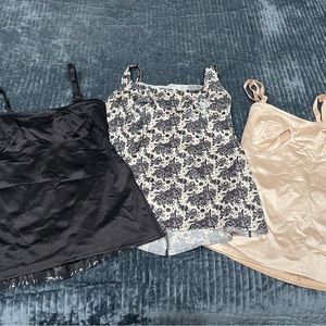 3 Ruby Ribbon Original Full Support Cami’s Size 36. 2 Style 3025 & 1 Style 444.